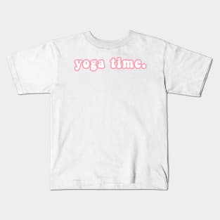 Yoga Time Kids T-Shirt